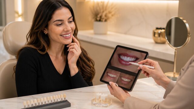 Planejamento individualizado de lentes de contato dental com análise do sorriso de paciente em Barueri